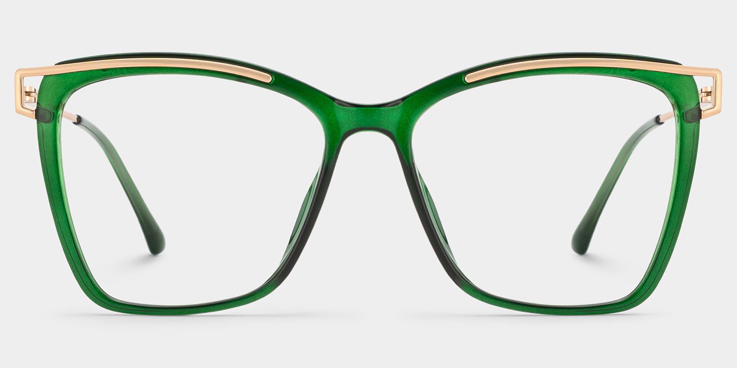 セレスティル 4点 Square Krystle Purple-Blue Eyeglasses deals -Zeelool
