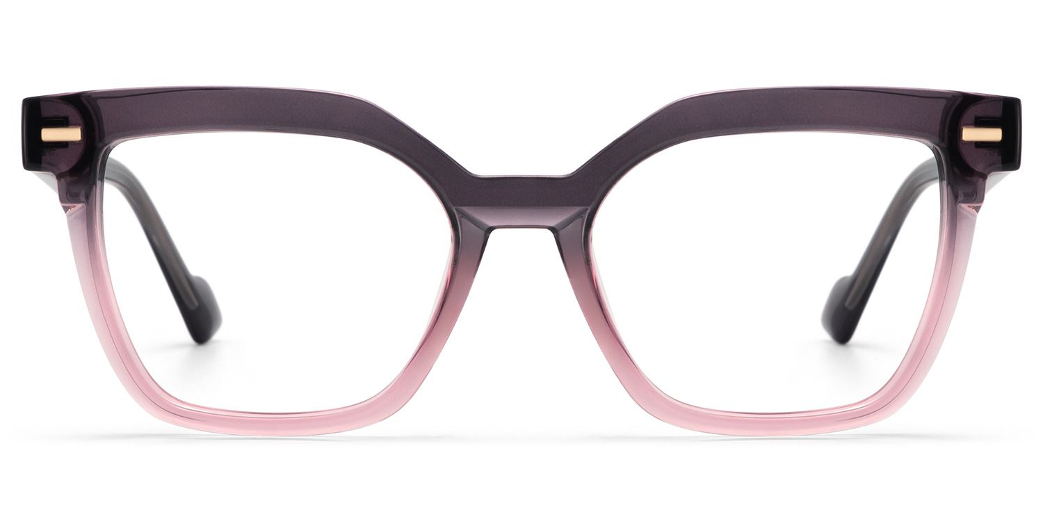 Black White Square Frame Glasses - Pinette on Sale | Zeelool