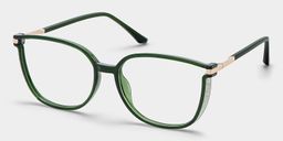 Rodz Square Dark-Green Glasses2