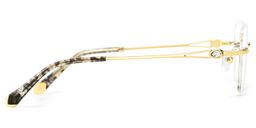 Seth Rectangle Gold Glasses6