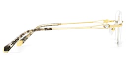 Seth Rectangle Gold Glasses6