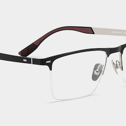 Brock Browline Black Glasses7