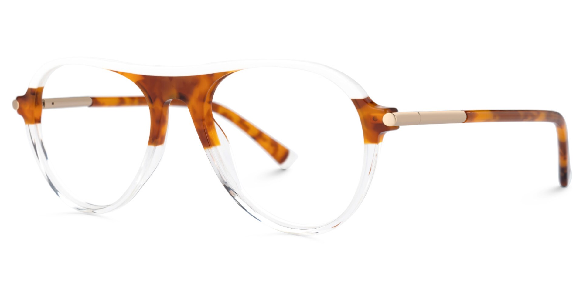 Cisse Brown Thin Frame Eyeglasses | Zeelool Optical1