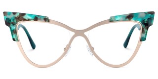 Bakali Cateye Green-Tortoise Glasses0