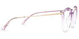 Caylan Round Purple Glasses2