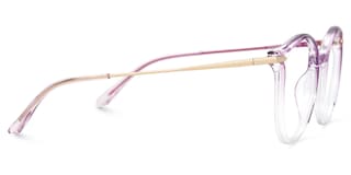 Caylan Round Purple Glasses2