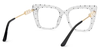 Monalisa Square Pattern Glasses5