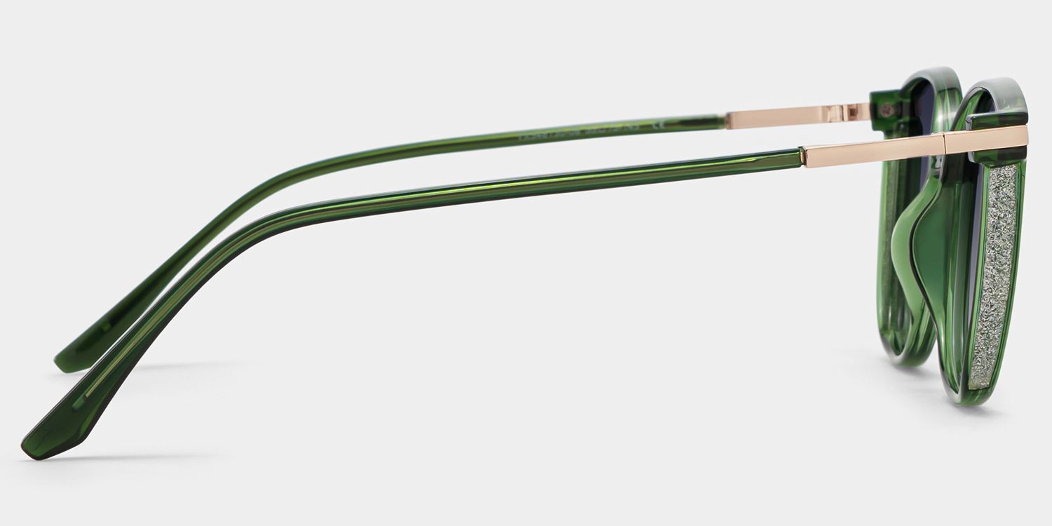 Rodz Square Dark-Green Prescription Sunglasses | ZEELOOL3
