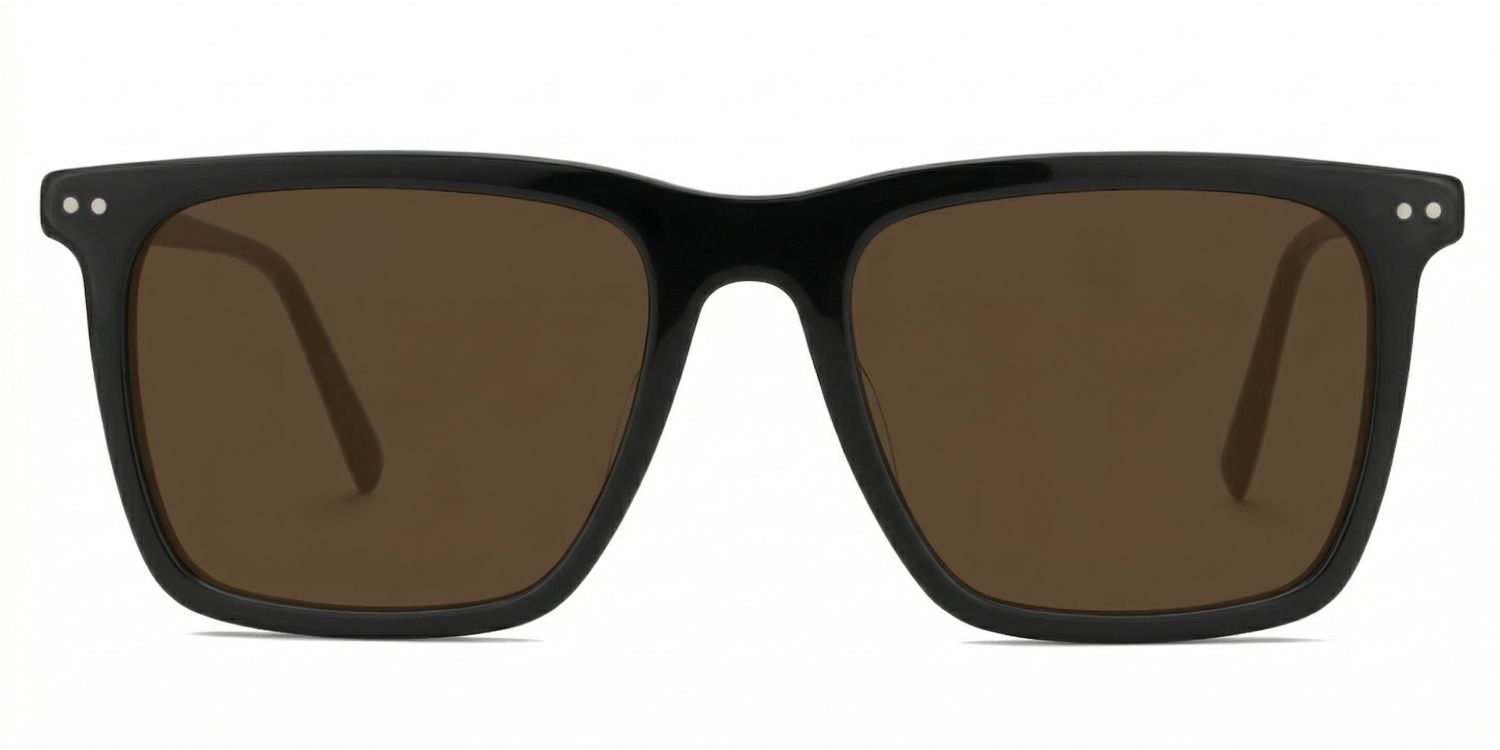 Frantz Thin Black Square Glasses For Men | Zeelool0