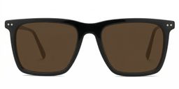 Frantz Square Black Sunglasses0