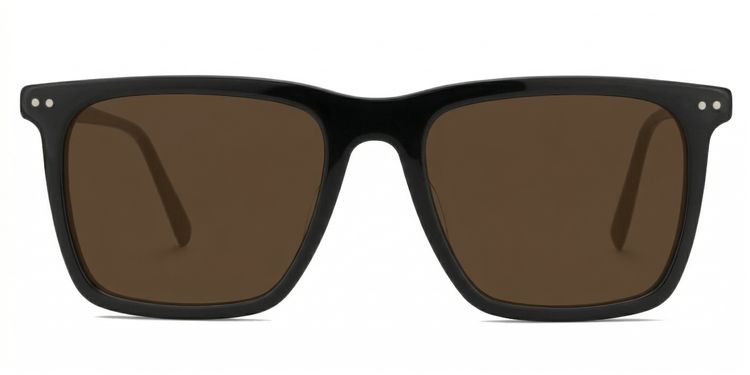 Frantz Square Black Sunglasses