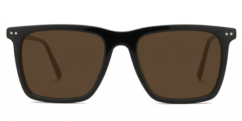 Frantz Square Black Sunglasses