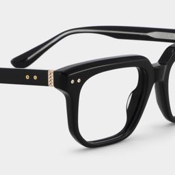 Michael Square Black Glasses5