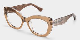 Mireille Brown Butterfly Glasses3