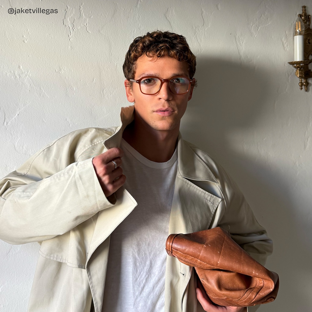 Josh Rectangle Brown Glasses