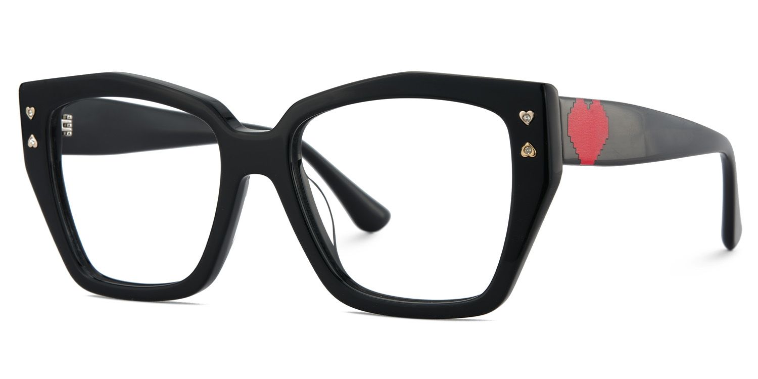 Jemia Butterfly Black Frame Eyeglasses for Women | Zeelool3