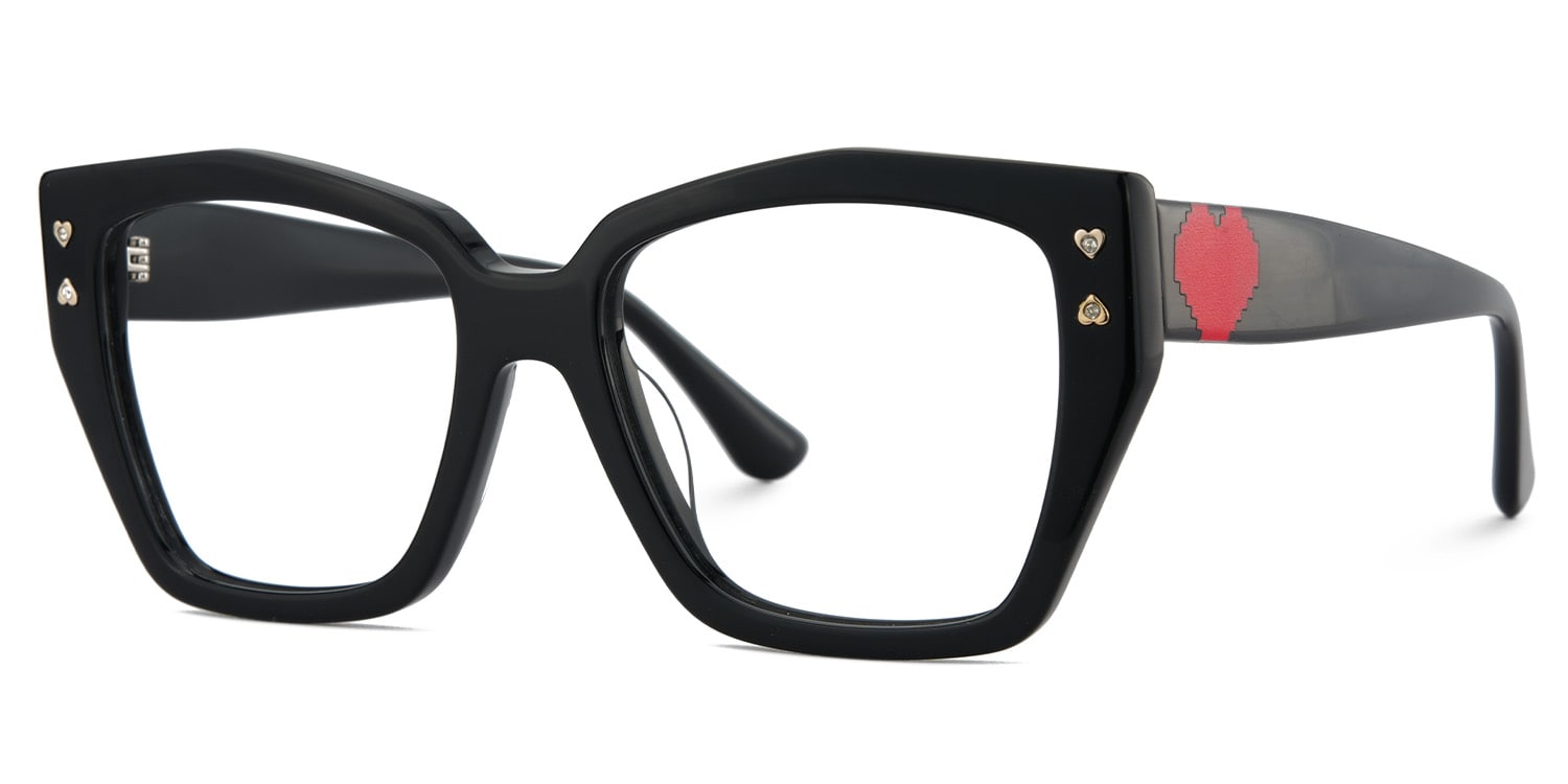 Jemia Butterfly Black Glasses3