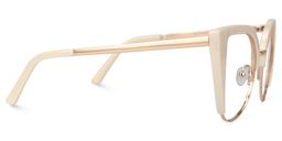 Brewer White Cat eye Glasses2