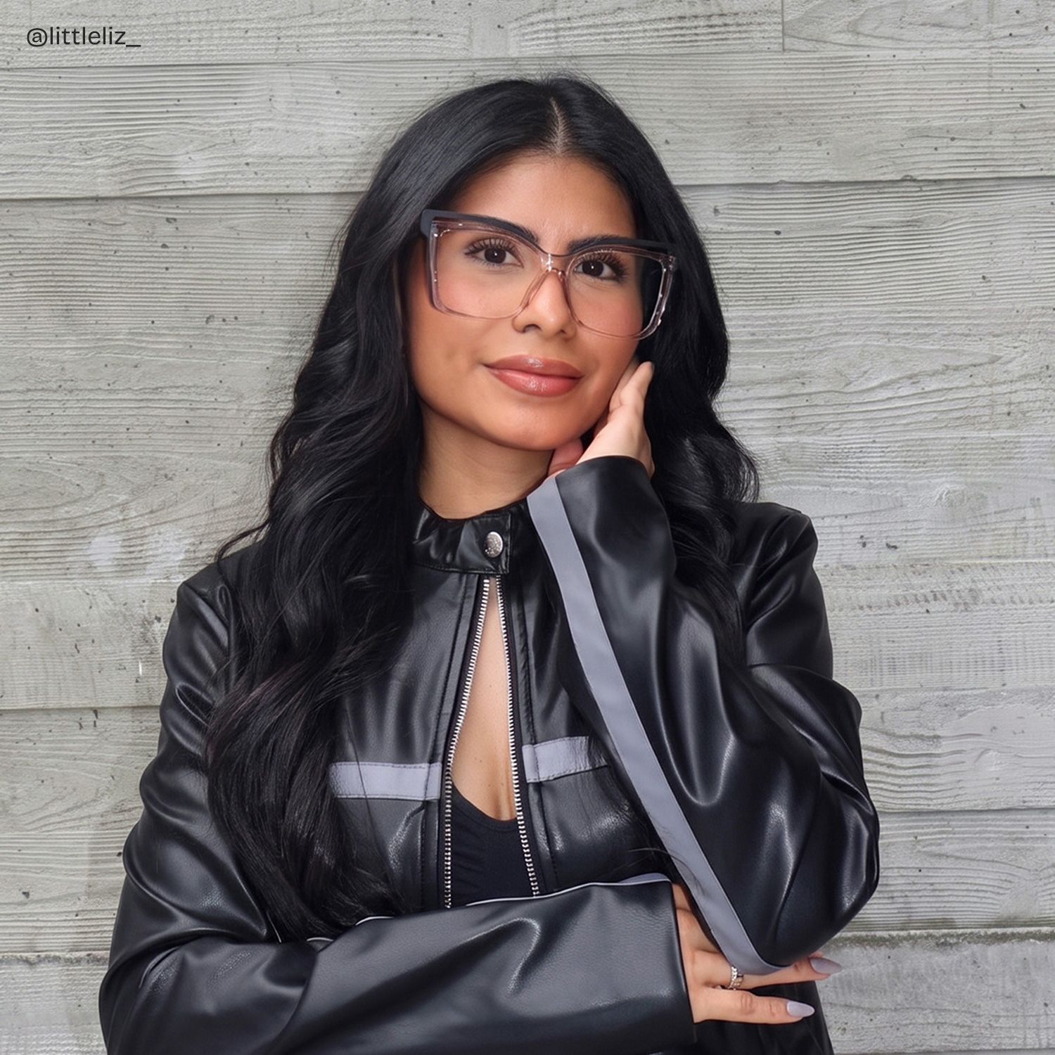 Twolla Square Beige Glasses and Black Edge Frame | ZEELOOL6