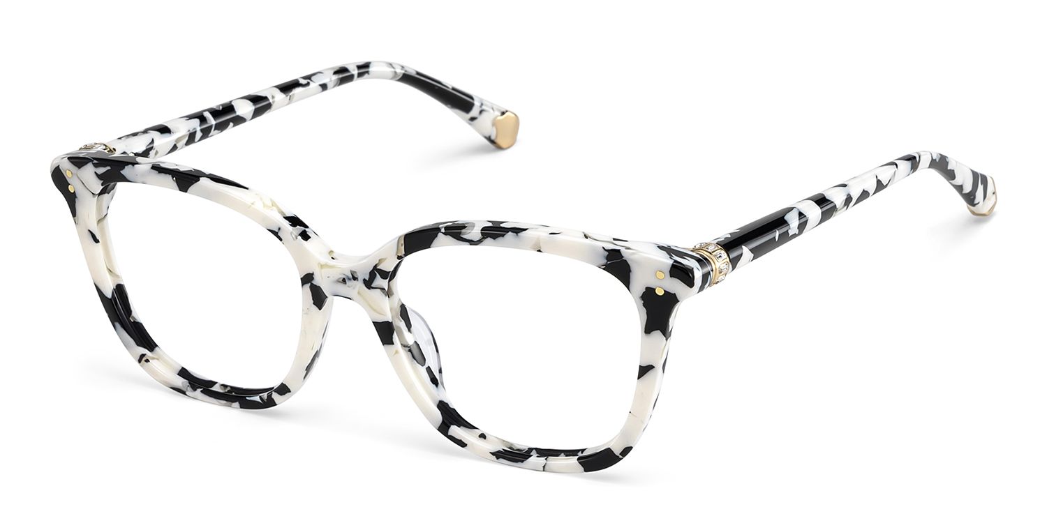 Square Cow Eyeglasses- Miles Acetate Frame Glasses4