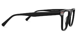 Rucker Rectangle Black Glasses2