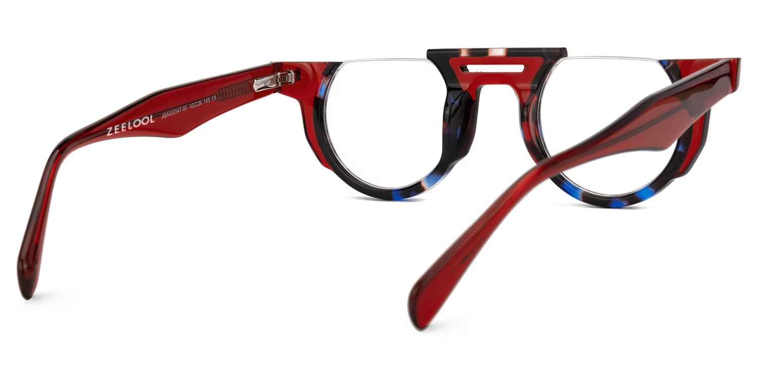 New Red Color for Mastin Acetate Eyeglasses  | Zeelool Optical3