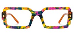 Frederick Rectangle Tortoise Glasses0