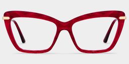 Juliet Cateye Red Glasses0