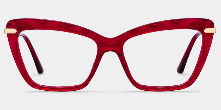 Juliet Cateye Red Glasses