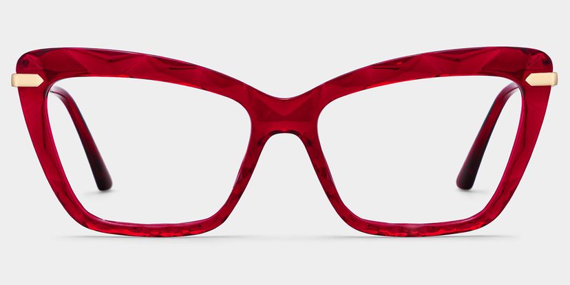 Juliet Cateye Red Glasses