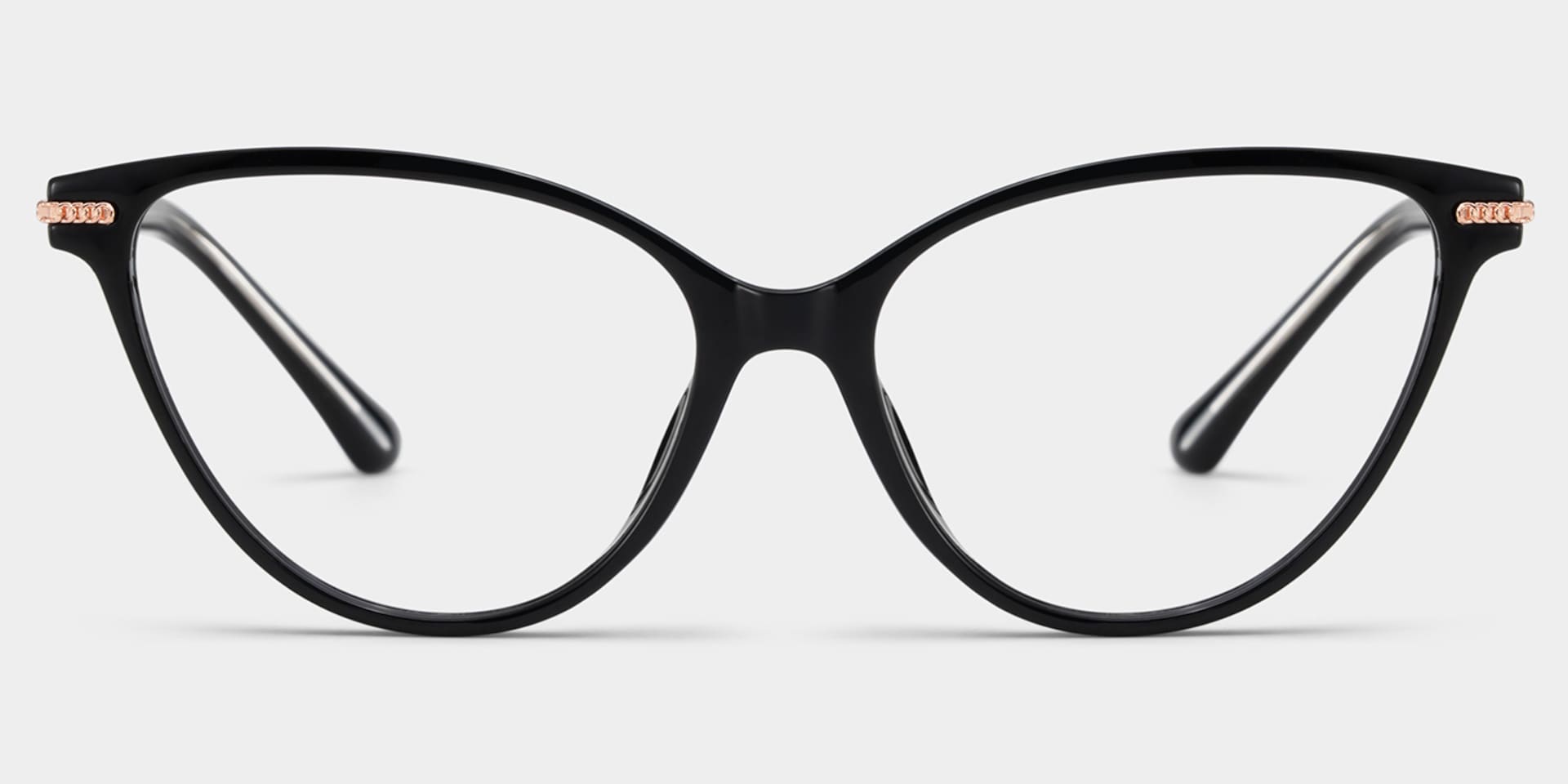 Jagger Black Frame Glasses with Cat eye Frame Online | ZEELOOL1