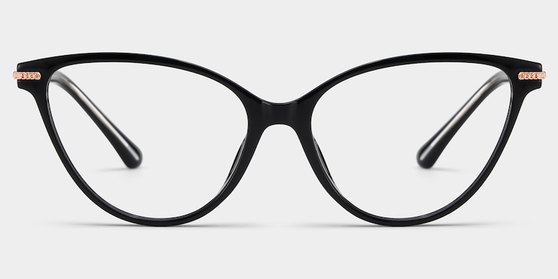 Jagger Cat-Eye Black Glasses good-img