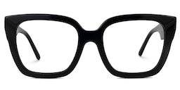 Rainna Square Black Glasses1