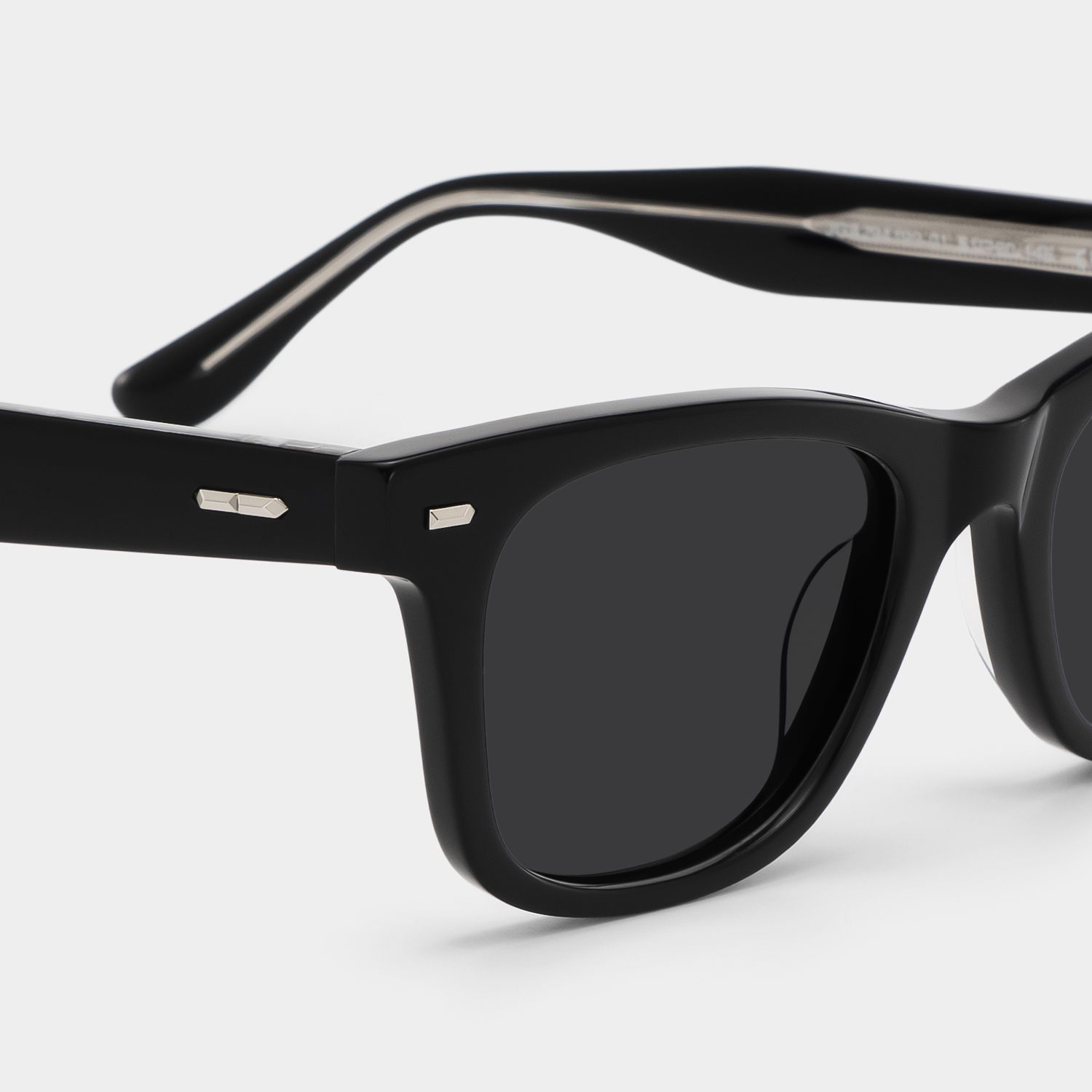 Robert Rectangular Thick Frame Black Glasses Online | ZEELOOL4