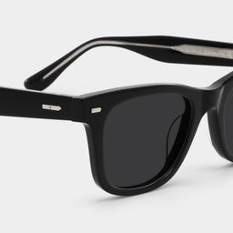 Robert Rectangle Black Glasses4