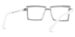 Zephyr Rectangle Black Glasses5