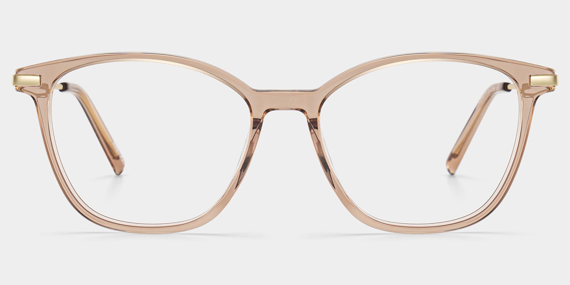 Jessica Beige Cat Eye Glasses for Women | ZEELOOL1