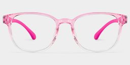 Dale  Round Pink Glasses1