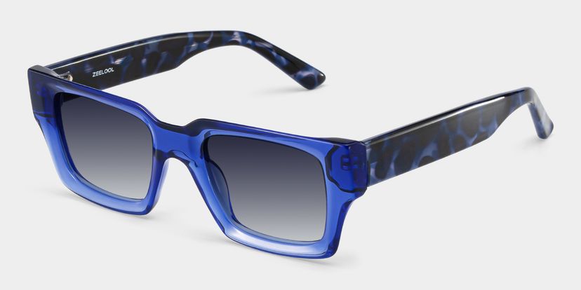 Orson indigo glasses with Rectangle Frame Online | ZEELOOL display picture 1