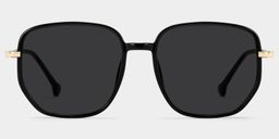 Joana Black Geometric Sunglasses0