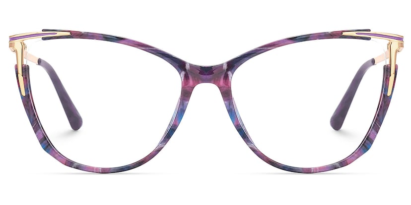 Yomary Cateye Purple-Tortoise Glasses