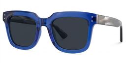 Liizbeett Blue Square Sunglasses2