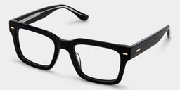 Benjamin Rectangle Black Glasses3