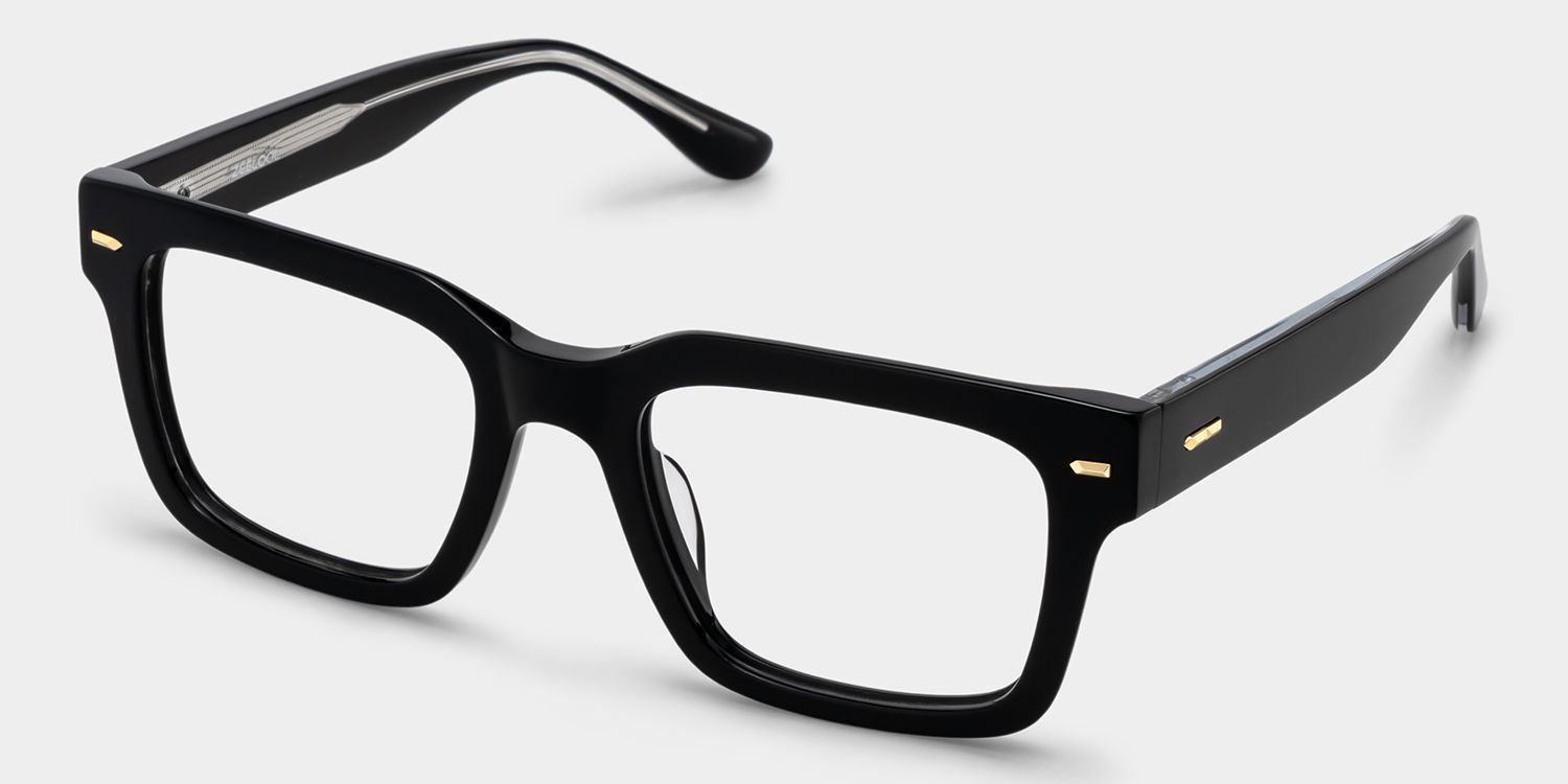 Benjamin Black Thick Rectangle Glasses for Men & Women | ZEELOOL3