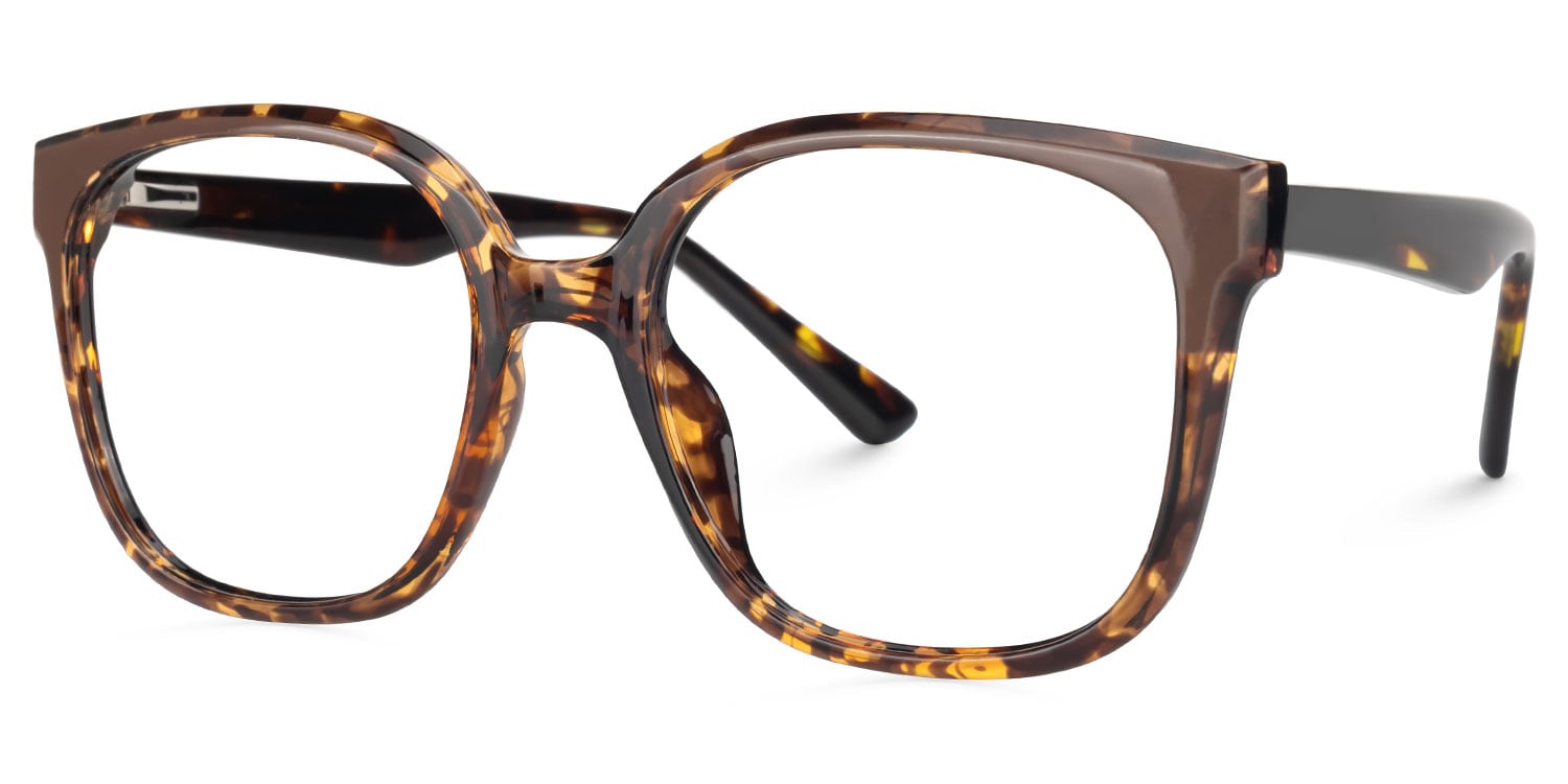 Siner Square Tortoise Glasses1