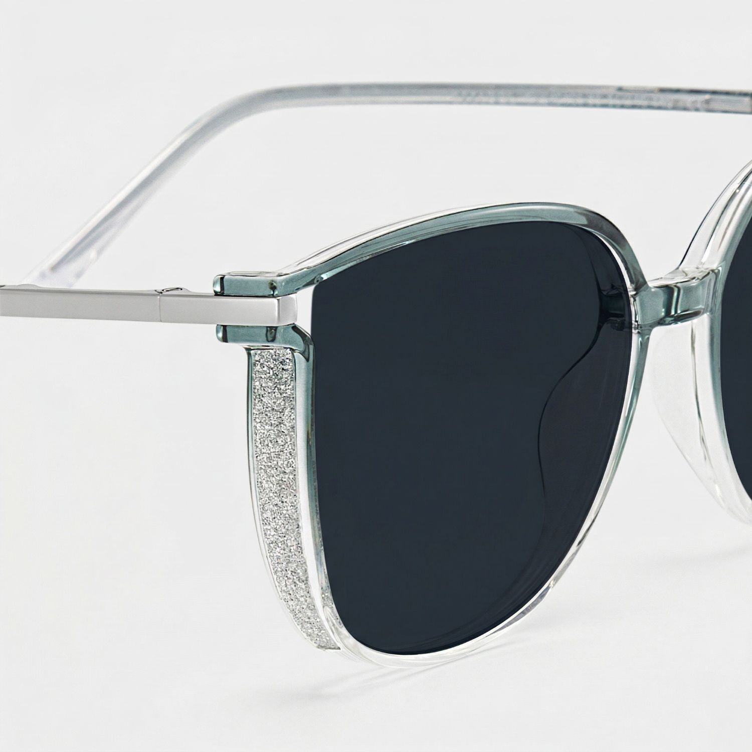 Rodz Square Green Prescription Sunglasses | ZEELOOL4