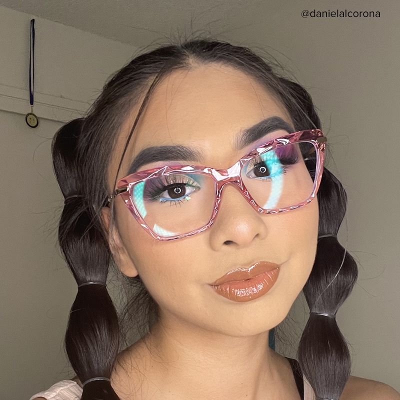 Juliet Pink Cat-eye Frame Glasses for Women | Zeelool9