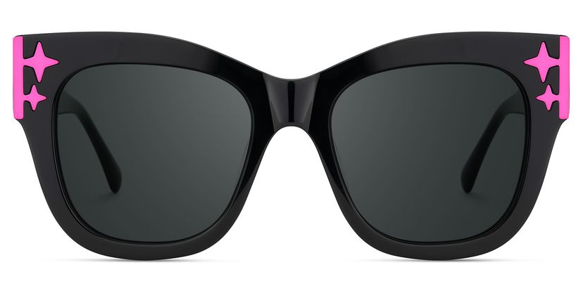 Minfia Square Black Glasses