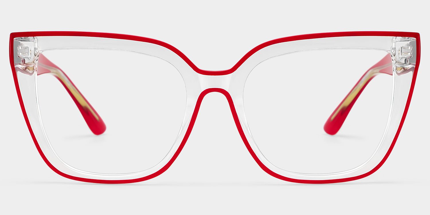 Mirta Square Clear Eyeglasses with TR90 Frame