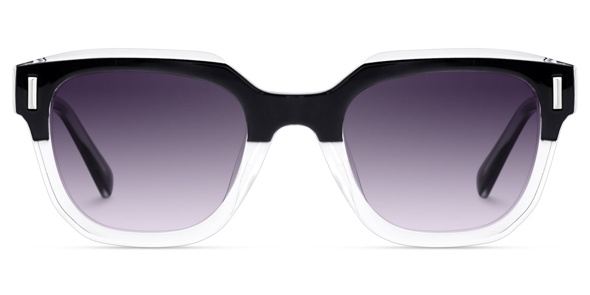 Nia Black Crystal Square Sunglasses Online | Zeelool0